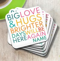 Brighter Days Personalised Coaster
