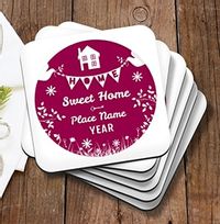 Tap to view New Home Personalised Coaster