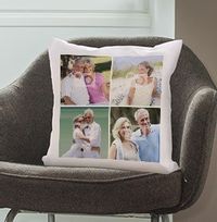 Couple's Four Photo Cushion