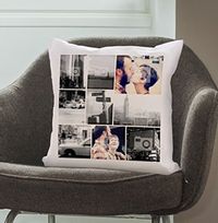 Multi Photo Collage Personalised Cushion