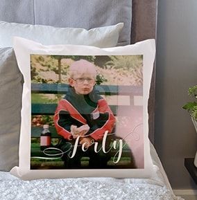 40th Birthday Photo Upload Cushion