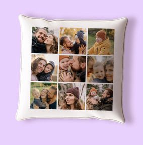 Multi Photo Squares Cushion