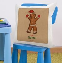 Tap to view Gingerbread Man Personalised Cushion