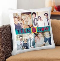 Then and Now Photo Cushion