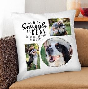 The Snuggle Is Real Photo Cushion
