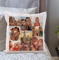 Tap to view 9 Photo Collage Cushion