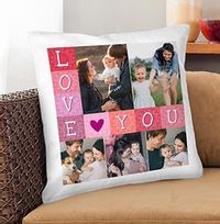 Love You 5 Photo Cushion