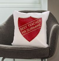 Best Teacher Personalised Cushion