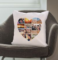Tap to view Heart Multi Photo Upload Cushion