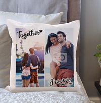 Tap to view Together Forever Double Photo Cushion