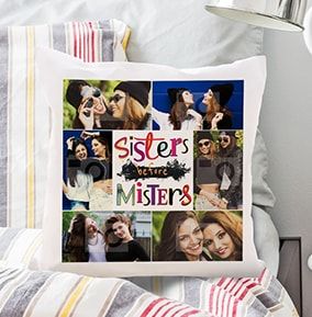 Sisters Before Misters Photo Cushion