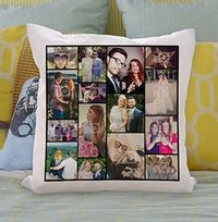 15 Photo Collage Cushion