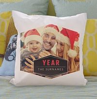 Tap to view Christmas Family Photo Cushion