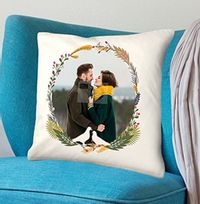 Tap to view Festive Wreath Photo Cushion