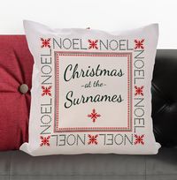 Noel Personalised Cushion