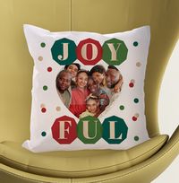 Tap to view Joyful Photo Cushion