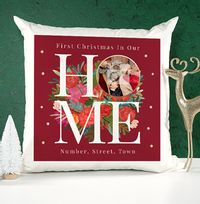 Tap to view Christmas in Our New Home Photo Cushion