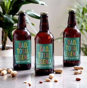 Dad Total Legend 3 Pack of Beer