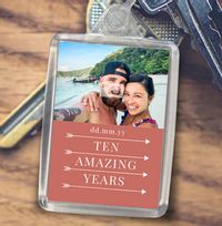 Tap to view Ten Amazing Years Photo Keyring