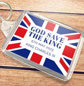 God Save The King Coronation Keyring