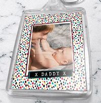 Tap to view Dotty Photo Keyring - Dot Themed