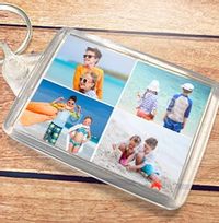 Tap to view Keyring With 4 Photos - Landscape