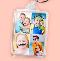 Keyring with 4 Photos