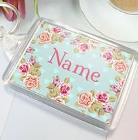 Tap to view Personalised Floral Name Keyring