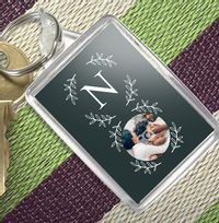 Tap to view Initial Photo Keyring