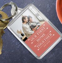 Tap to view Our First Home Photo Keyring