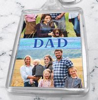 Tap to view Dad Photo Collage Keyring