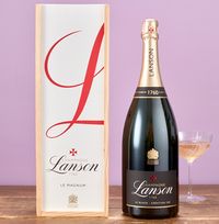 Lanson Magnum Champagne with Wooden Gift Box WAS £85 NOW £75