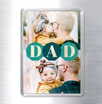 Tap to view Dad multi photo Magnet