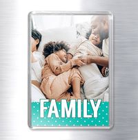 Tap to view Family Photo Fridge Magnet - Portrait