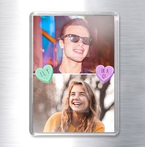 Couple's Photo Magnet
