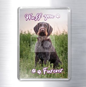 Wuff You Furever Photo Magnet