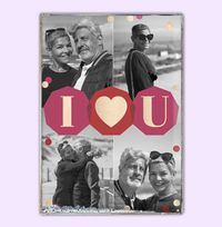 Tap to view I Heart U Photo Block - Portrait