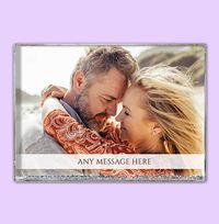 Tap to view Banner Glitter Photo Block - Landscape