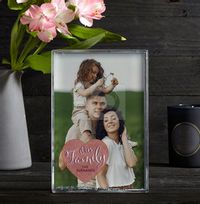 Tap to view Our Family Glitter Photo Block - Portrait