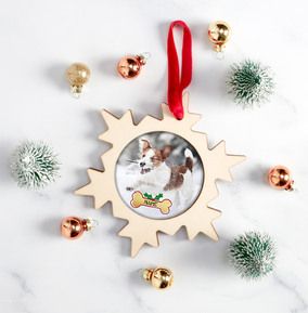 Dog Photo Christmas Tree Decoration