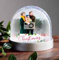 Tap to view Berries & Blooms Photo Snow Globe