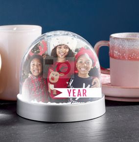 Full Photo Upload Year Snow Globe