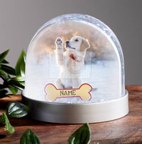 Tap to view Dog Photo Upload Snow Globe