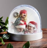 Full Photo Upload Family Snow Globe