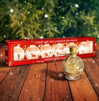 Light Up Snow Globe Gin Baubles