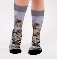 Tap to view Full Photo Upload Novelty Cat Socks