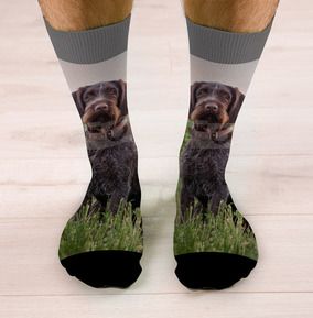 Full Photo Upload Dog Socks