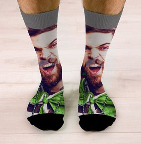Full Photo Upload Novelty Face Socks