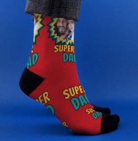 Tap to view Superdad Novelty Photo Socks