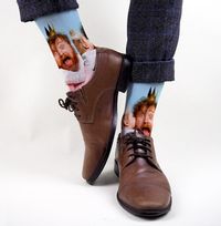 Tap to view Full Photo Upload Novelty Socks